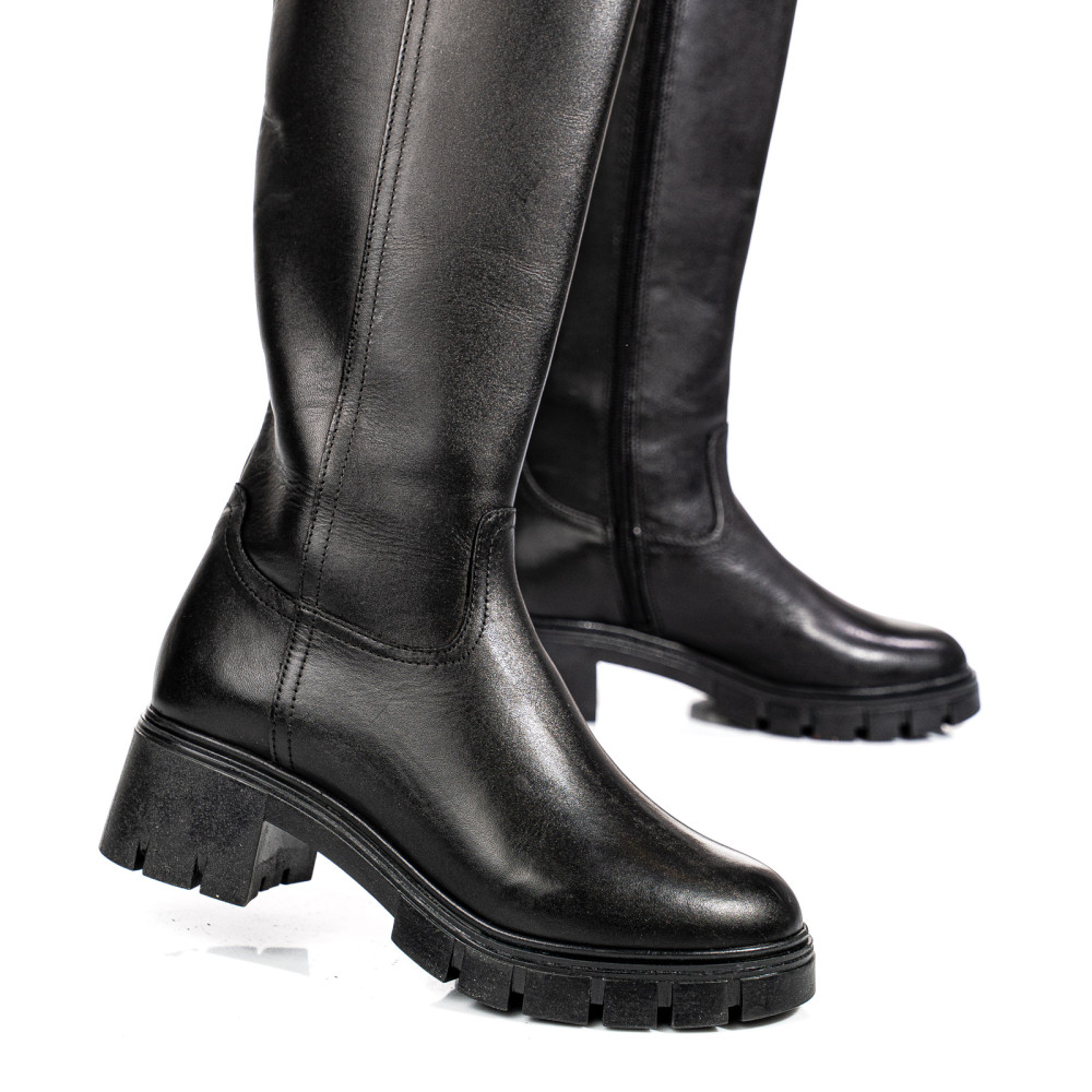 CIZME NEGRE PIELE NATURALA BB084204