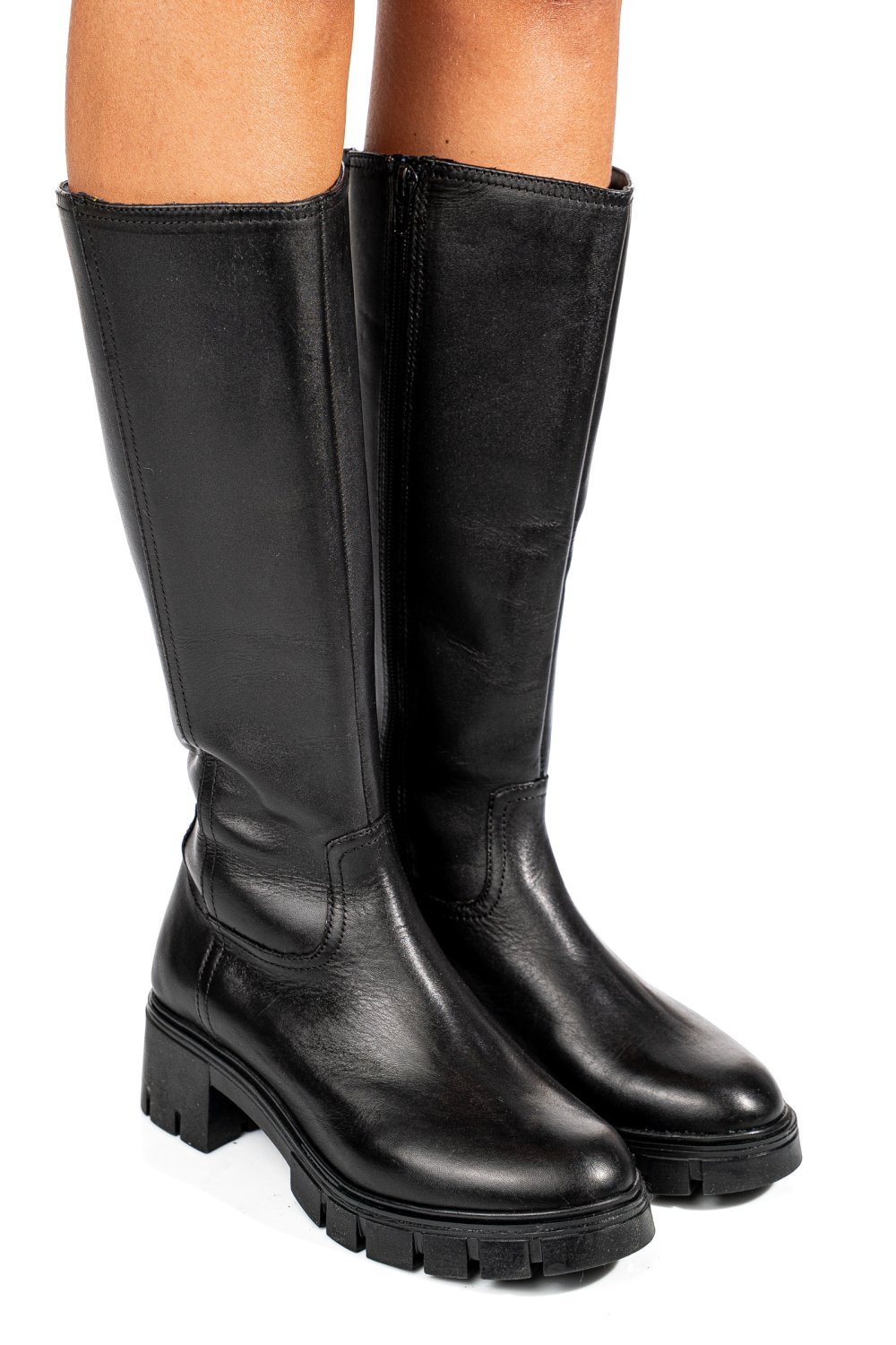 CIZME NEGRE PIELE NATURALA BB084204