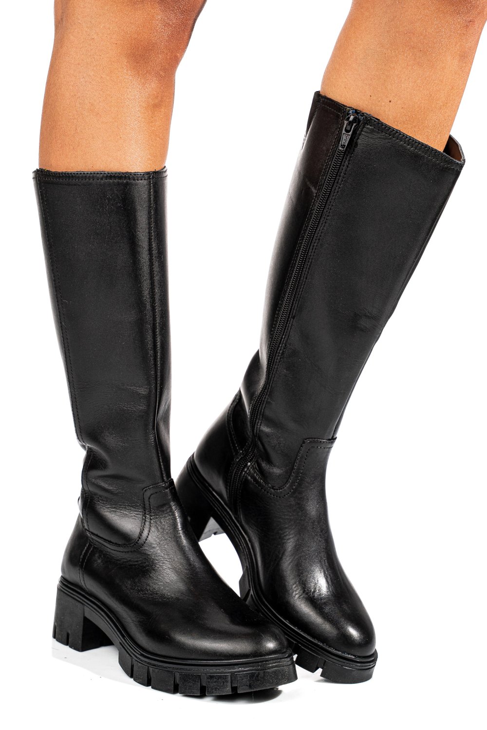 CIZME NEGRE PIELE NATURALA BB084204