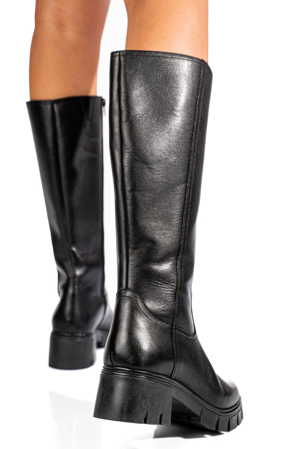 CIZME NEGRE PIELE NATURALA BB084204