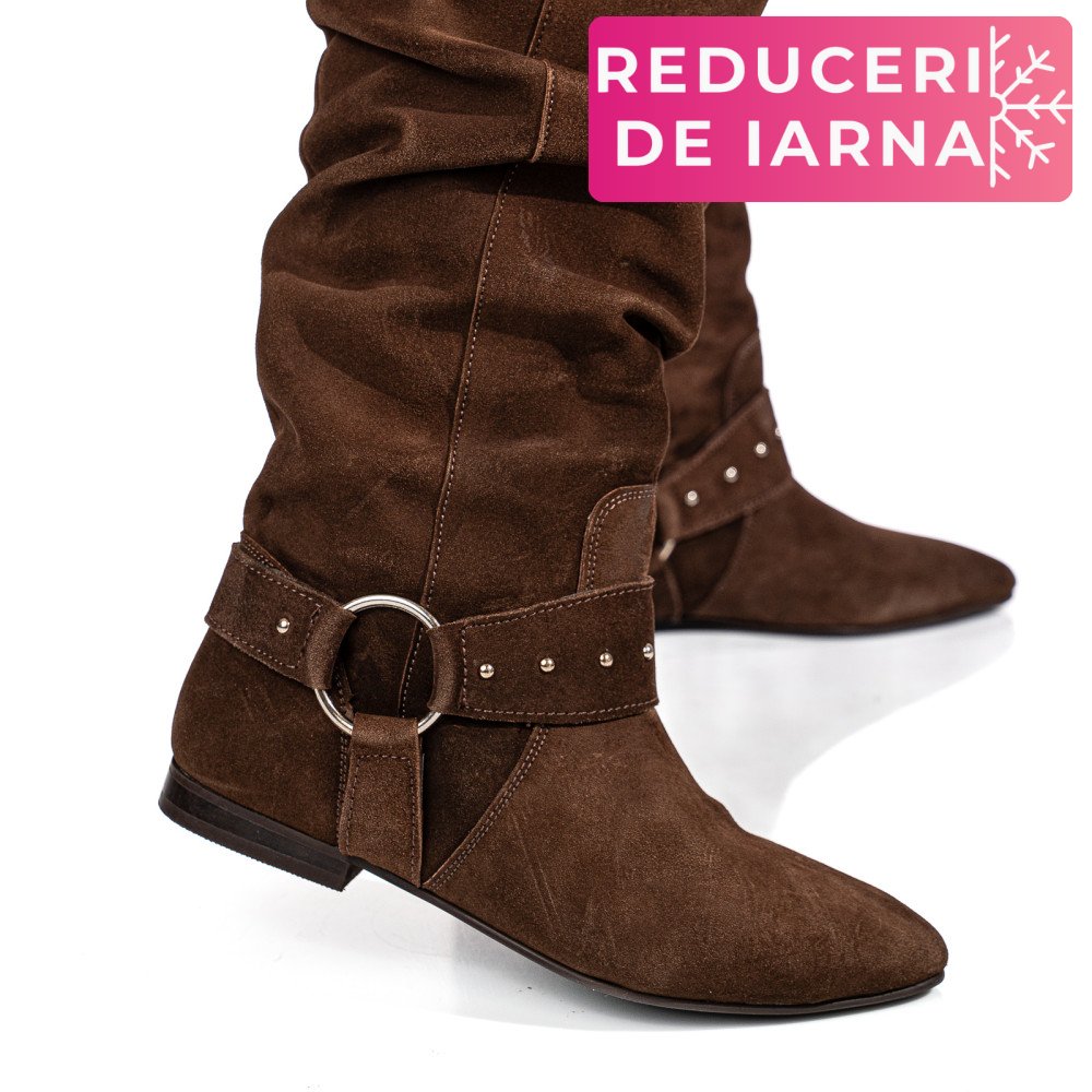 CIZME MARO PIELE NATURALA INTOARSA 9S77377