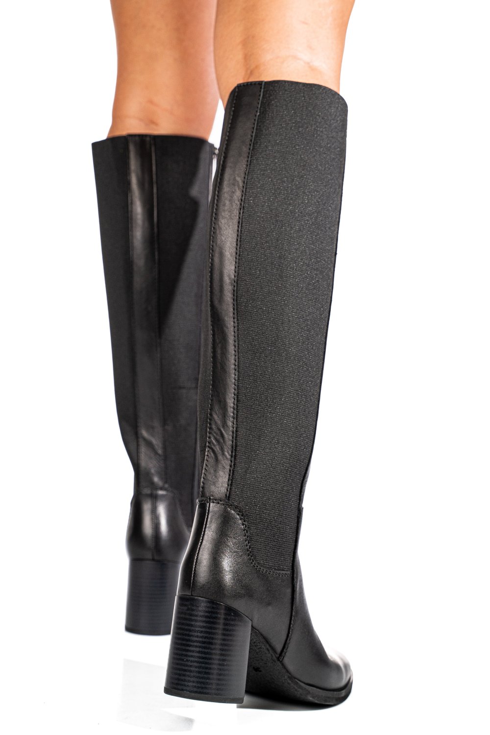 CIZME NEGRE PIELE NATURALA 13229