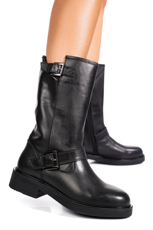 Cizme dama piele naturala negre 1s773137