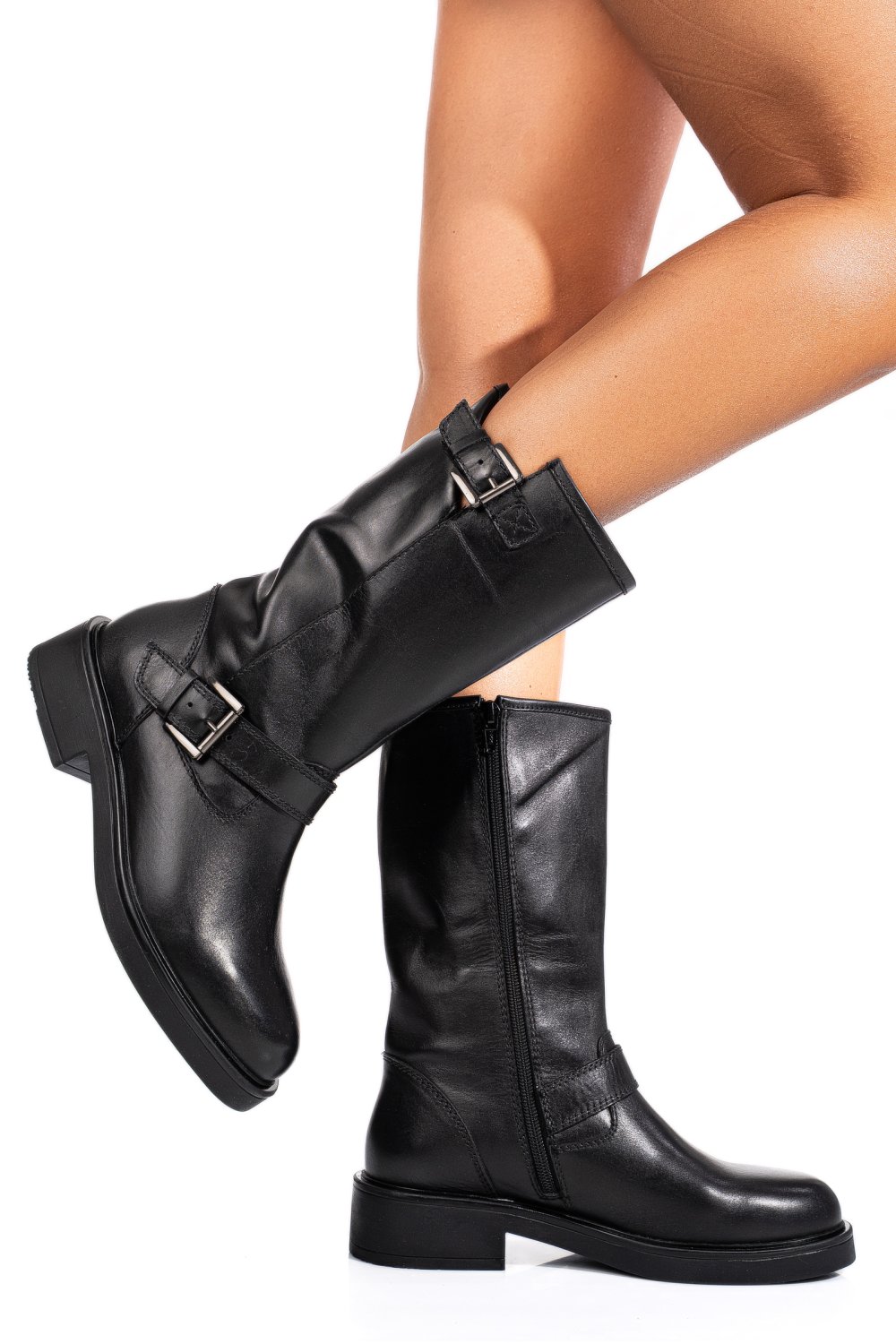 CIZME DAMA PIELE NATURALA NEGRE 1S773137