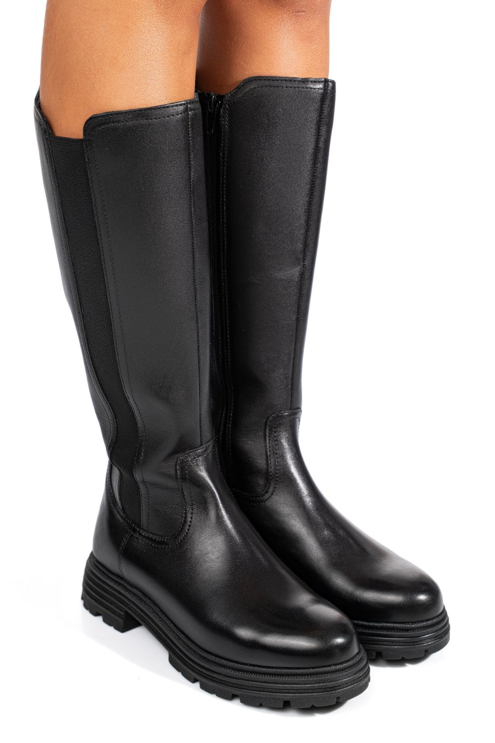 CIZME NEGRE PIELE NATURALA BB254206