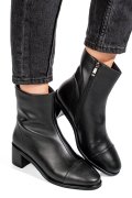 BOTINE NEGRE PIELE NATURALA SS77N5016