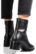 BOTINE NEGRE PIELE NATURALA SS77N5016