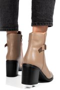 BOTINE KHAKI PIELE NATURALA SS77N5002