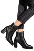 BOTINE NEGRE PIELE NATURALA SS77N5011