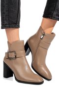 BOTINE KHAKI PIELE NATURALA SS77N5011