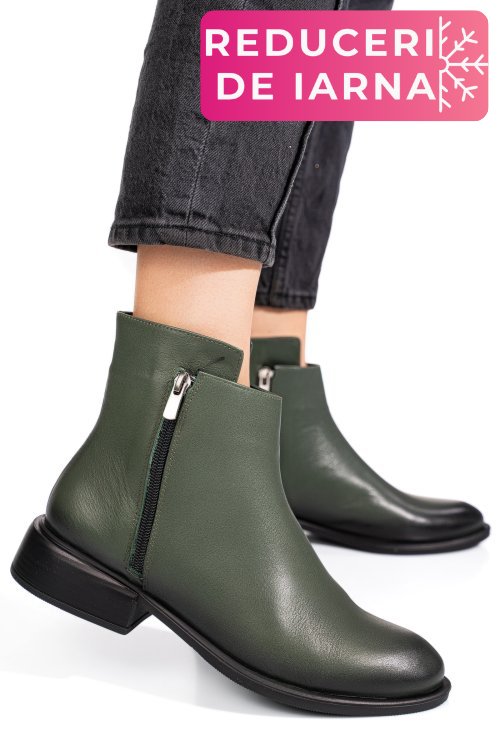 Ghete khaki piele naturala 2pc504