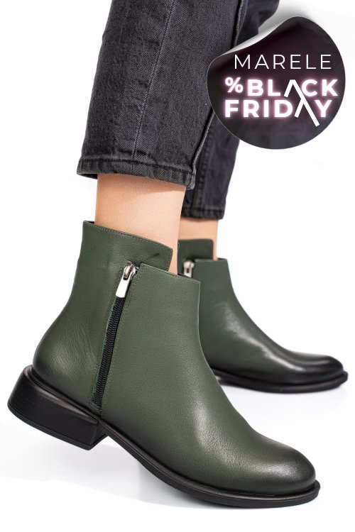 Ghete khaki piele naturala 2pc504