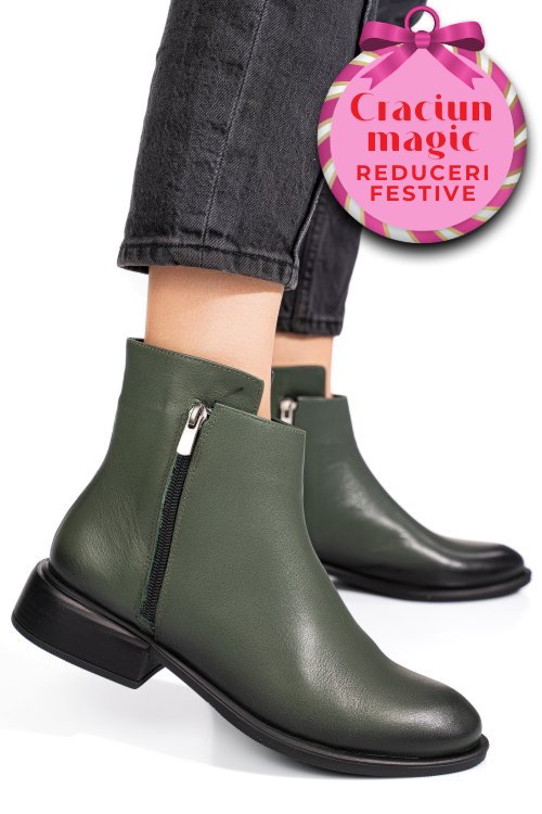 Ghete khaki piele naturala 2pc504