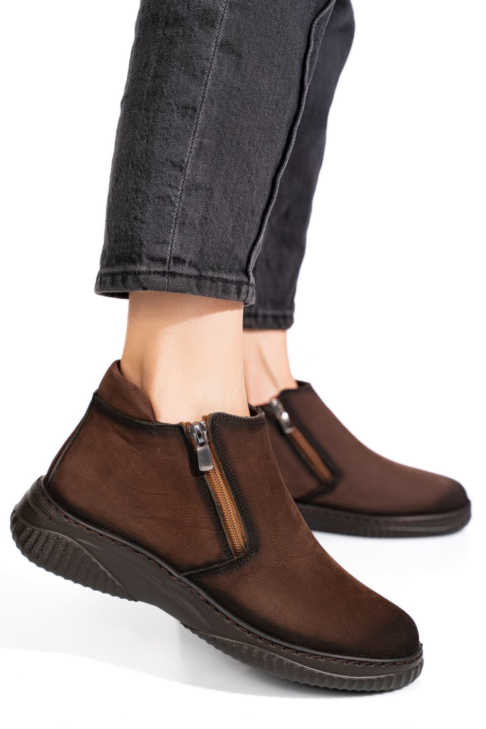 GHETE MARO PIELE NATURALA 3PC119