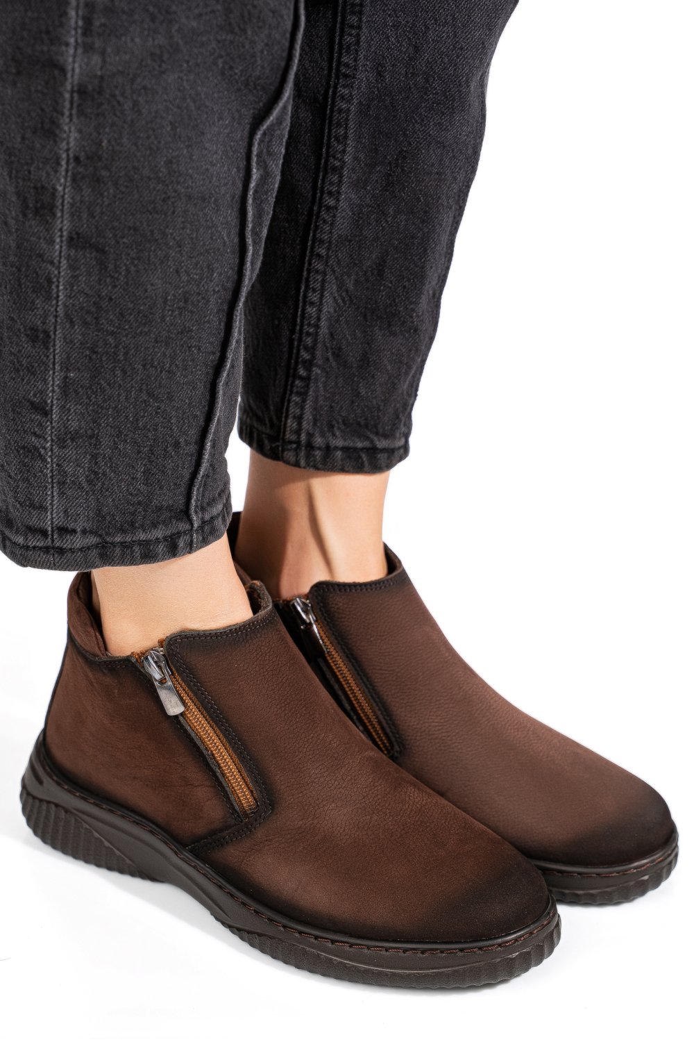 GHETE MARO PIELE NATURALA 3PC119