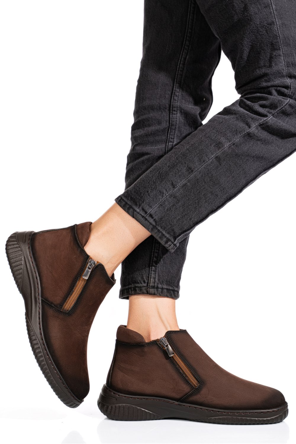 GHETE MARO PIELE NATURALA 3PC119