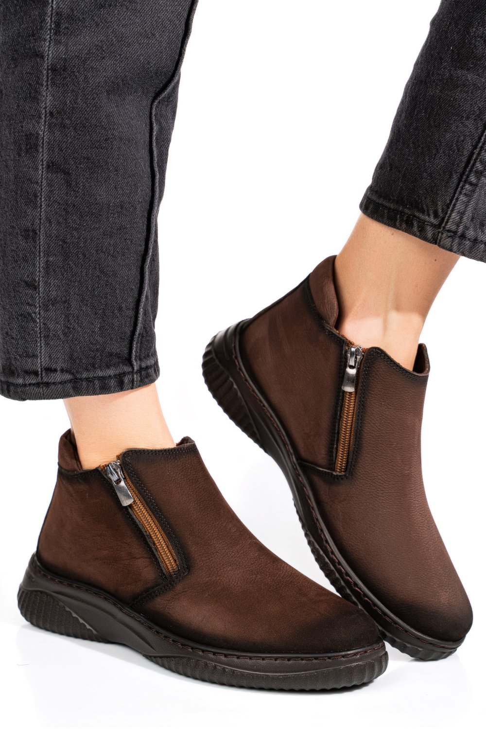 GHETE MARO PIELE NATURALA 3PC119