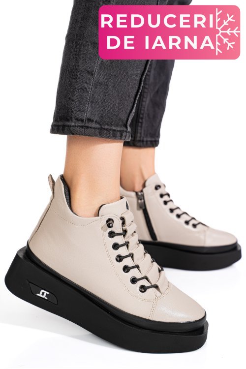 Ghete crem piele naturala 3pc113