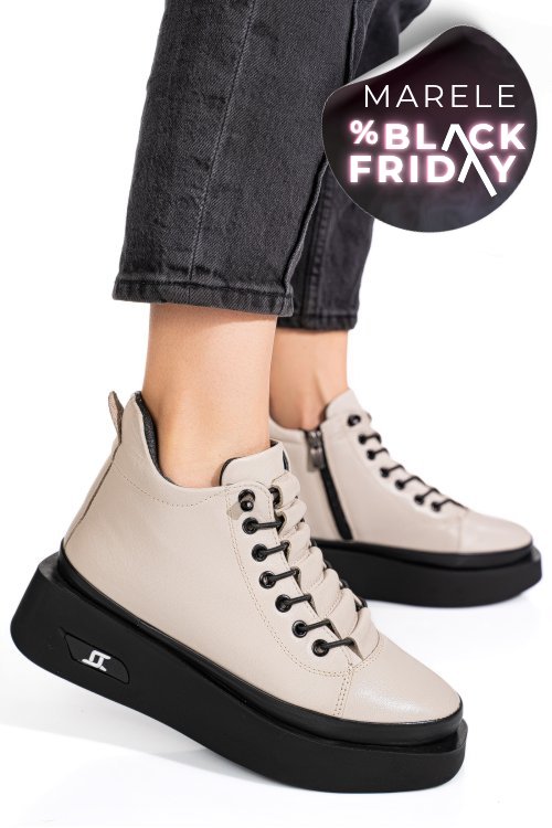 Ghete crem piele naturala 3pc113