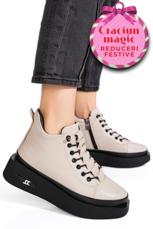 Ghete crem piele naturala 3pc113