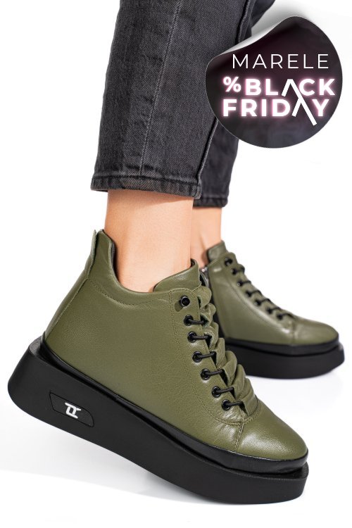 Ghete khaki piele naturala 3pc113