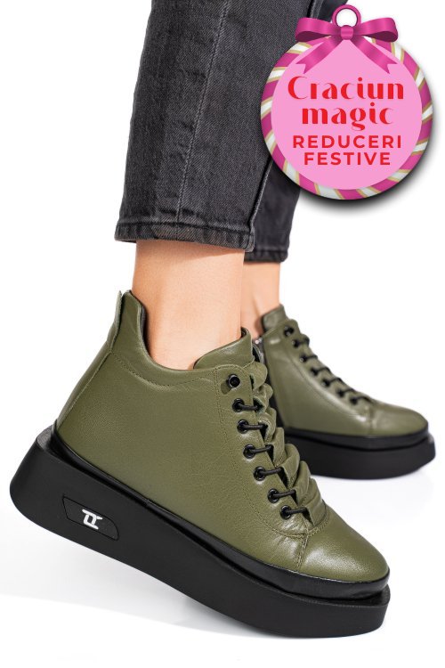 Ghete khaki piele naturala 3pc113