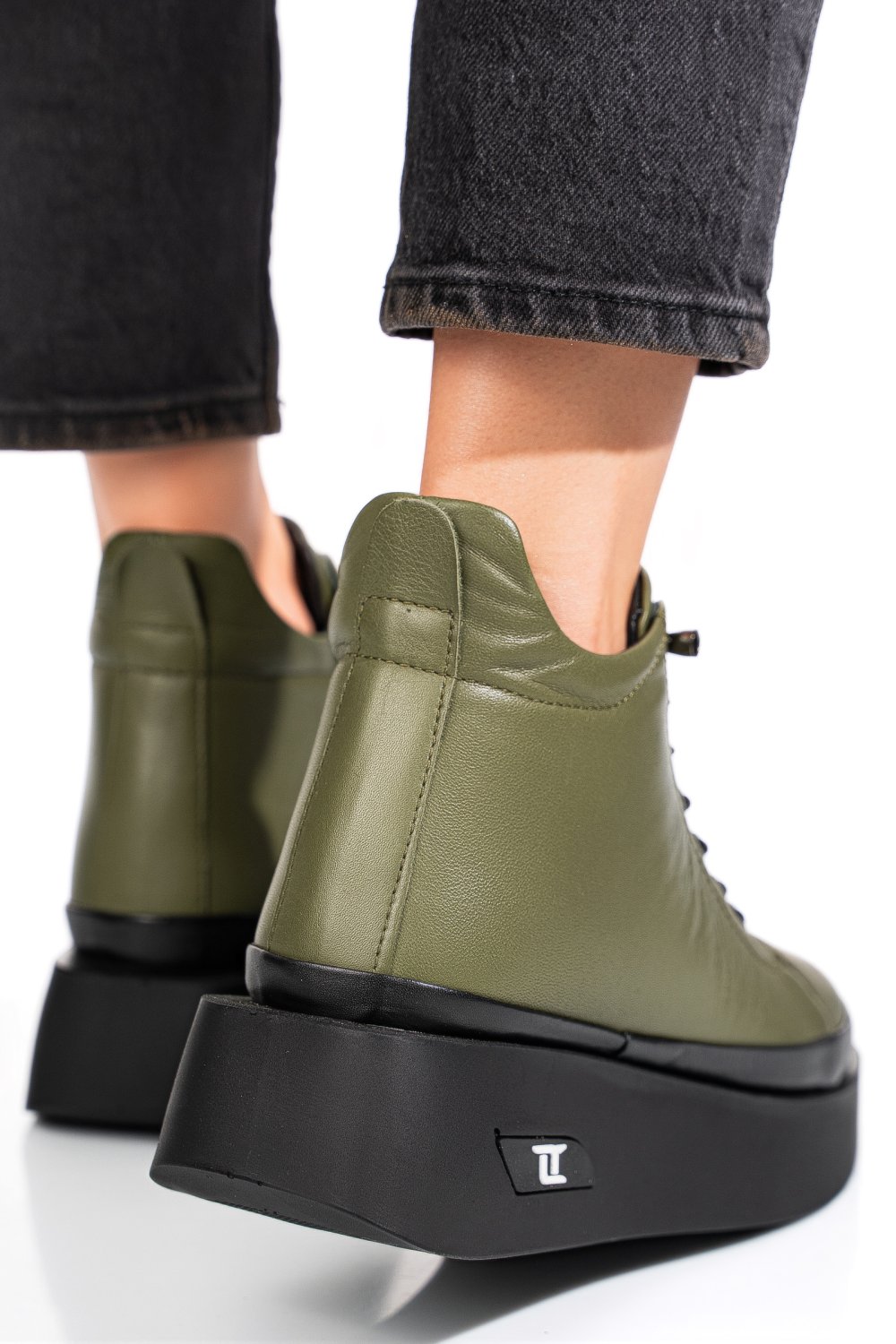 GHETE KHAKI PIELE NATURALA 3PC113