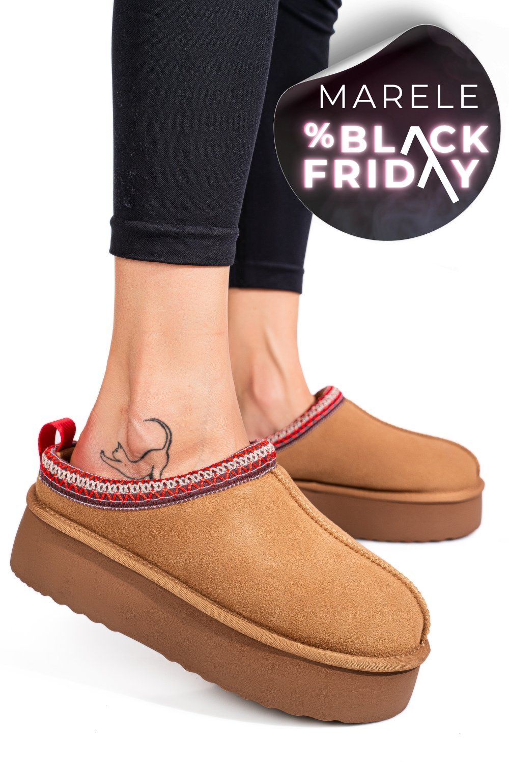 SABOTI MARO PIELE NATURALA INTOARSA 1S77253