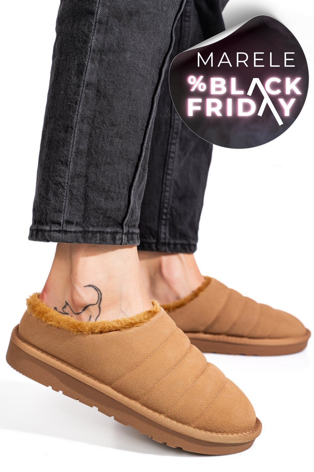 SABOTI MARO PIELE NATURALA INTOARSA 1S77219