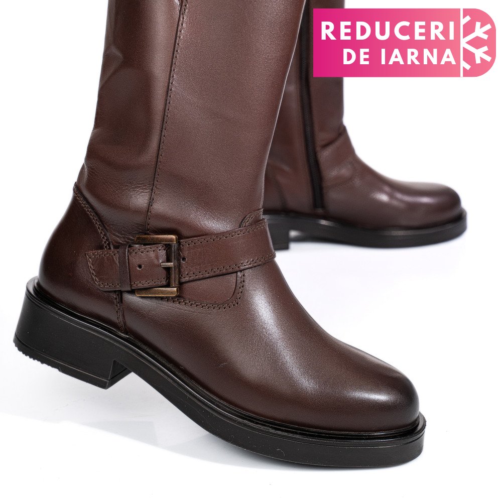 CIZME DAMA PIELE NATURALA MARO INCHIS 1S773137