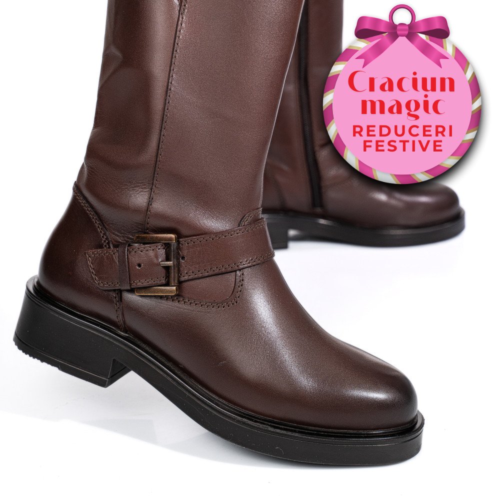 CIZME DAMA PIELE NATURALA MARO INCHIS 1S773137