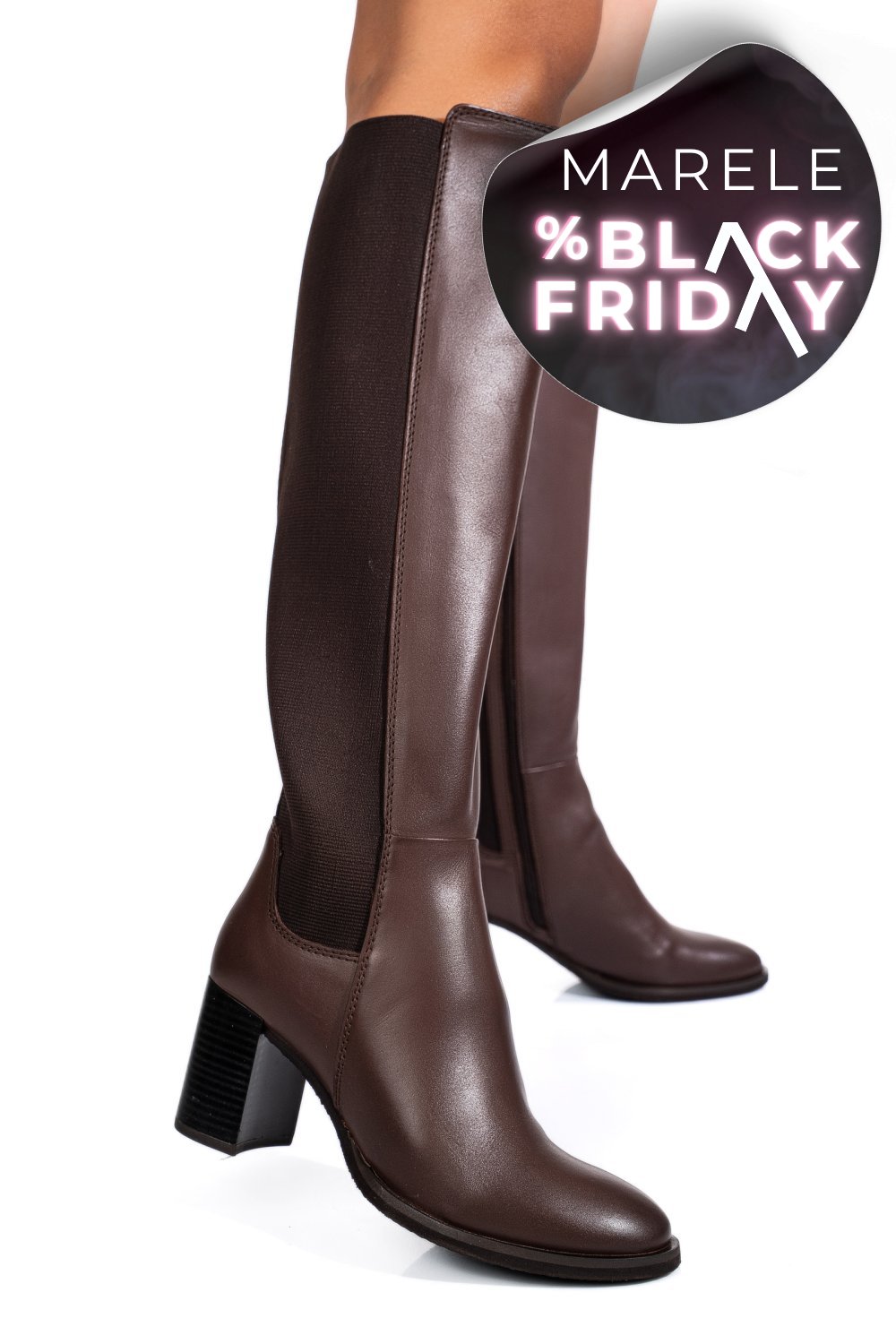 CIZME MARO INCHIS PIELE NATURALA 1S773229