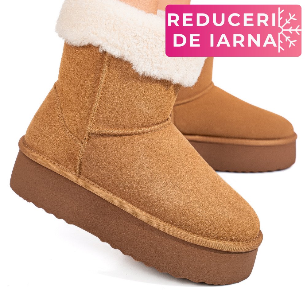 CIZME MARO PIELE NATURALA INTOARSA 1S77271