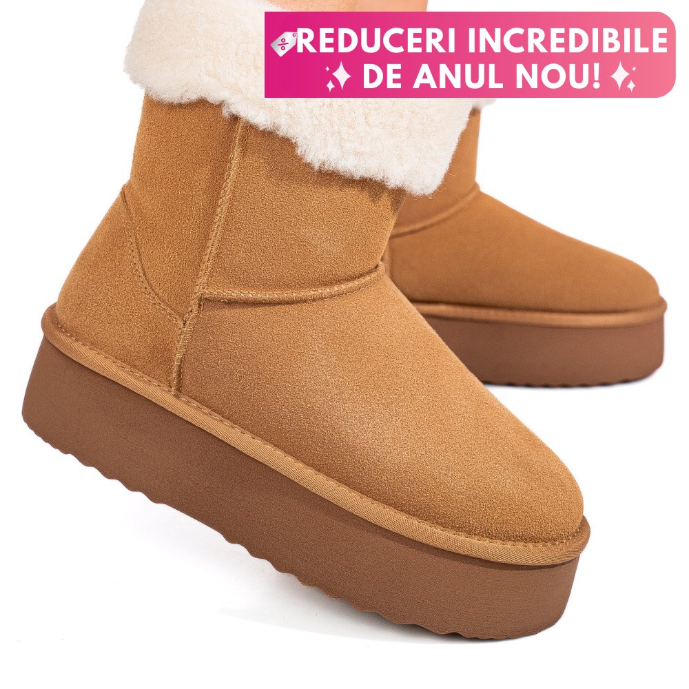 CIZME MARO PIELE NATURALA INTOARSA 1S77271