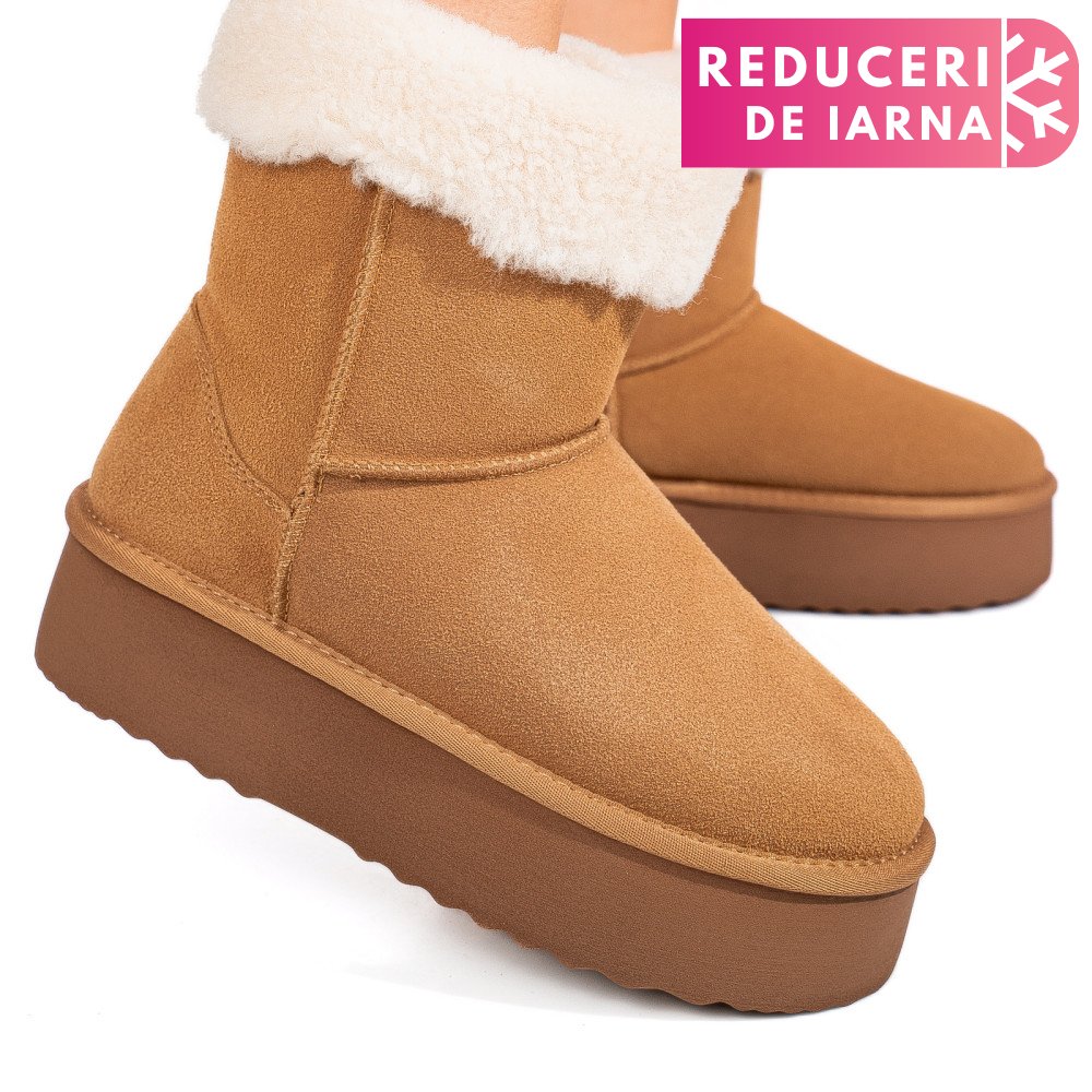 CIZME MARO PIELE NATURALA INTOARSA 1S77271