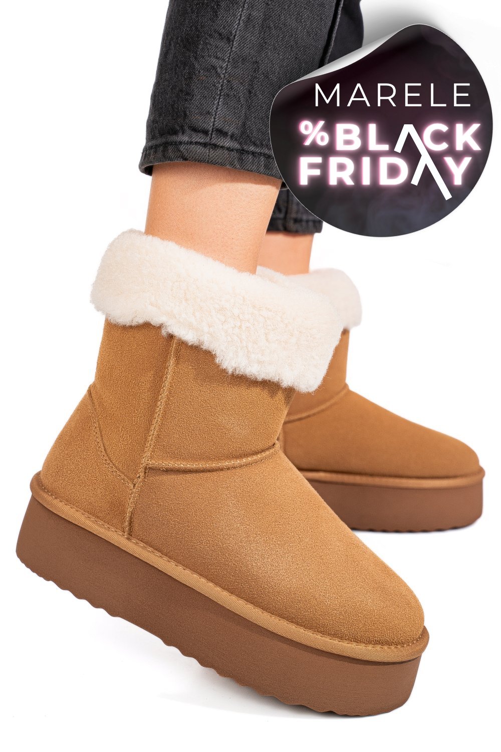 CIZME MARO PIELE NATURALA INTOARSA 1S77271