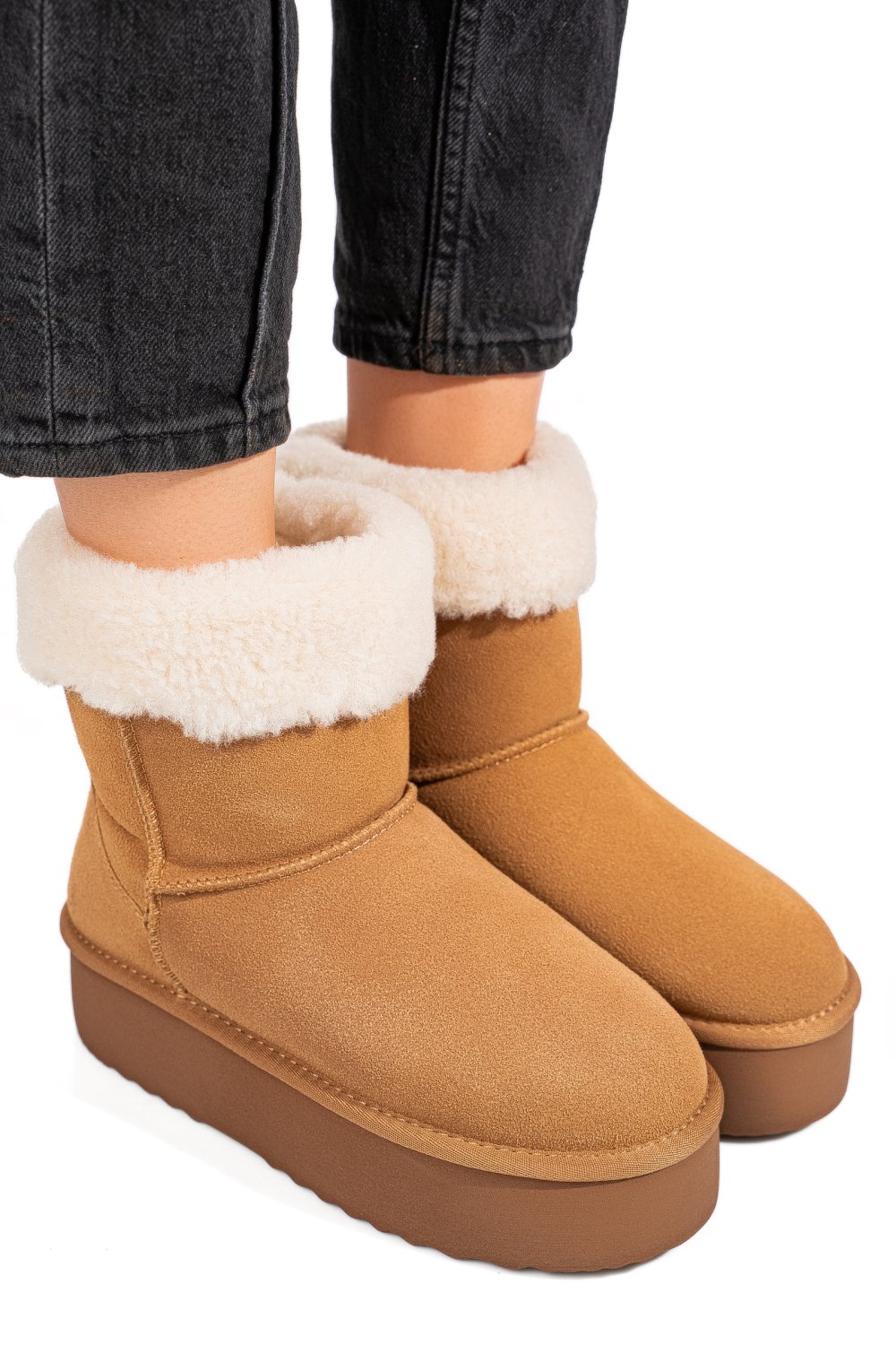 CIZME MARO PIELE NATURALA INTOARSA 1S77271