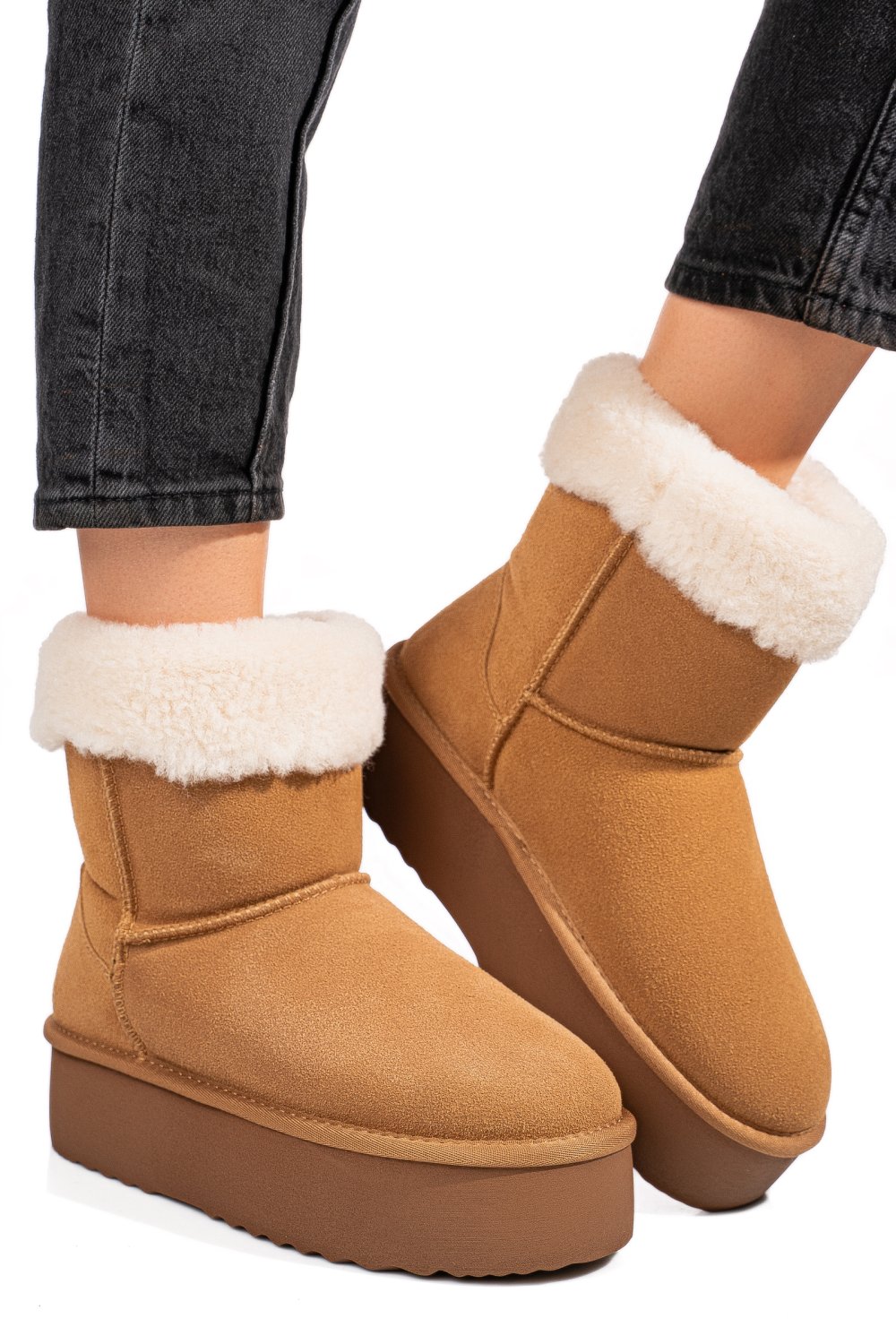 CIZME MARO PIELE NATURALA INTOARSA 1S77271