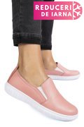PANTOFI ROZ PIELE NATURALA 0PC86
