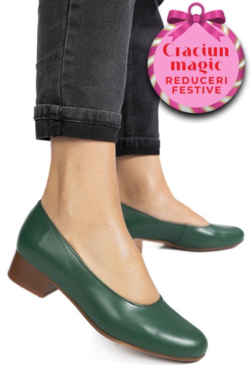 Pantofi green piele naturala 2pc040
