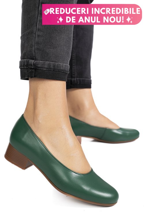 Pantofi green piele naturala 2pc040