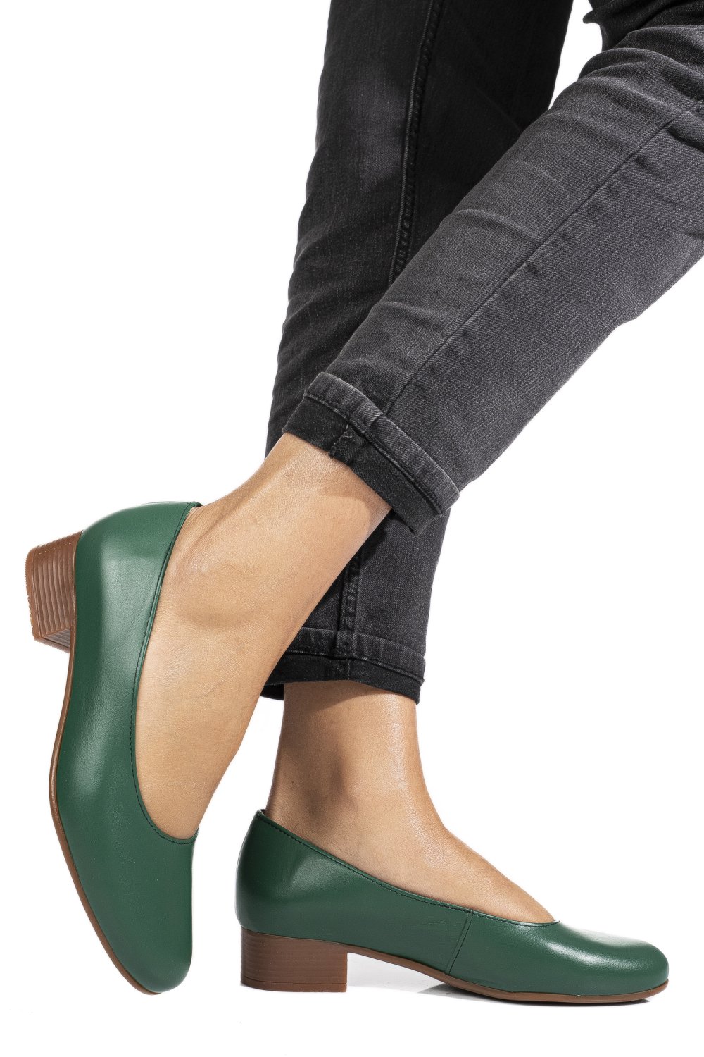 PANTOFI GREEN PIELE NATURALA 2PC040