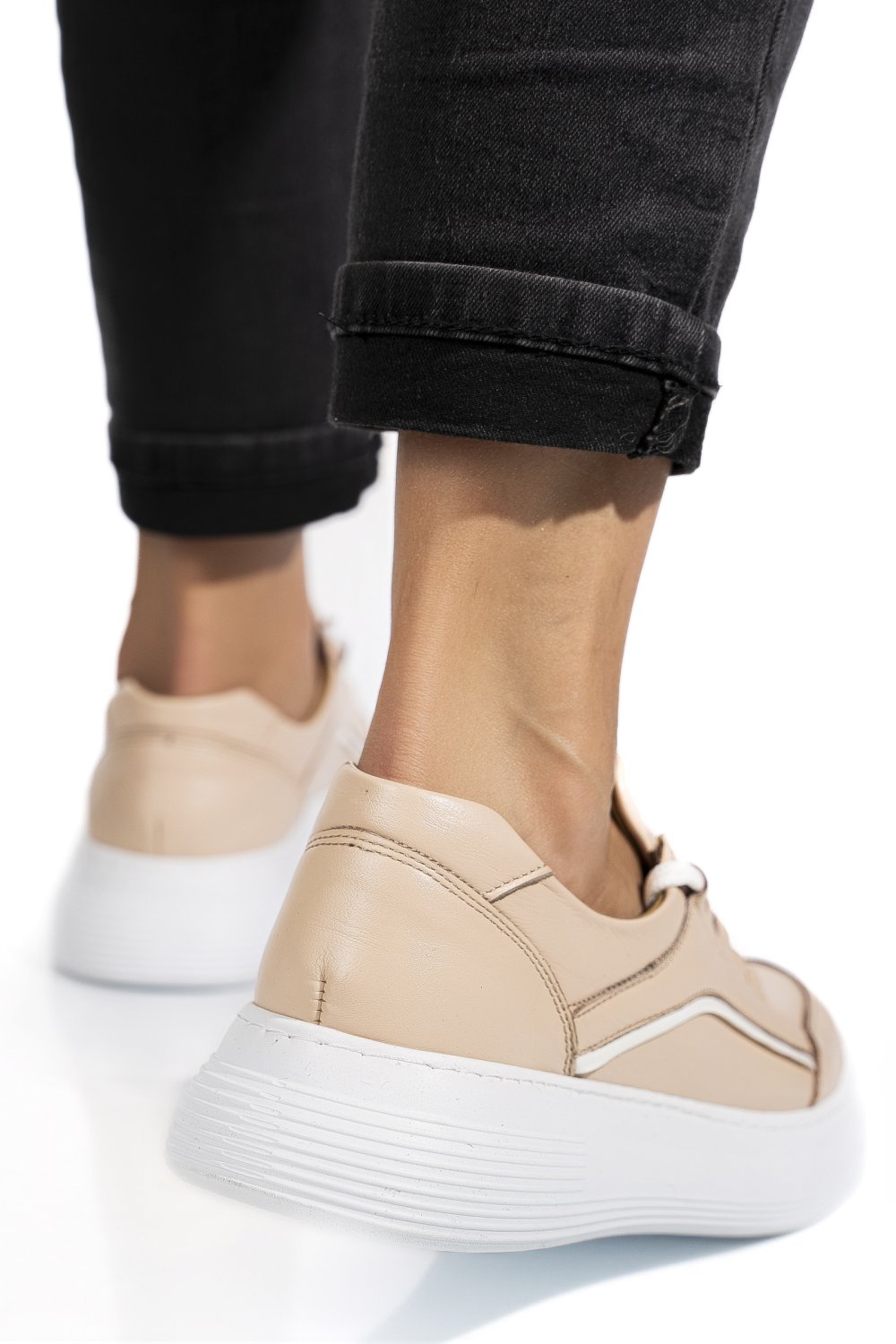 PANTOFI SPORT LILA PIELE NATURALA 1PC0003