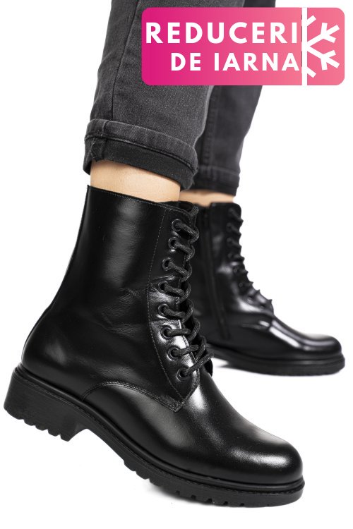 Ghete negre pieele naturala 1pc35