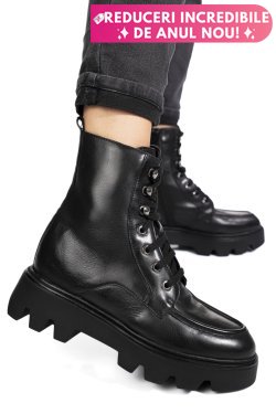 GHETE NEGRE PIELE NATURALA 52132437