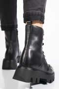 GHETE NEGRE PIELE NATURALA 52132437