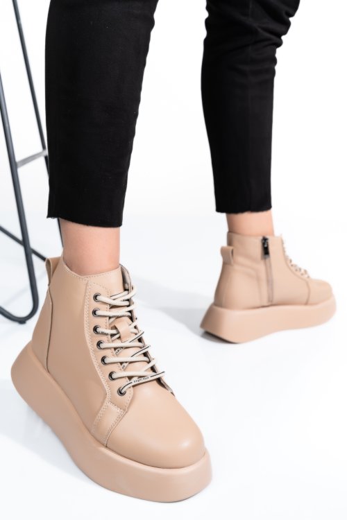 Ghete camel piele naturala tsp5101