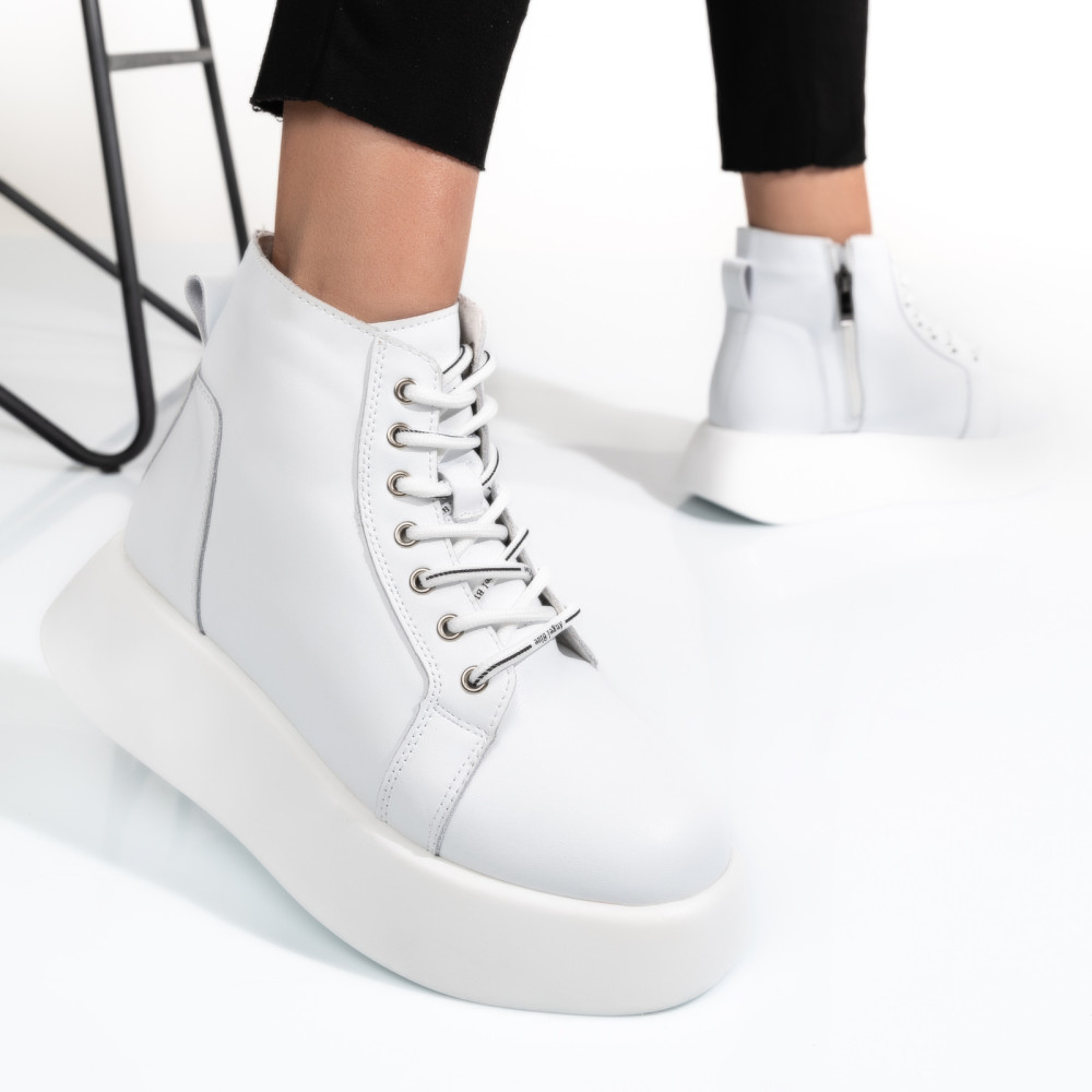 GHETE ALBE PIELE NATURALA TSP5101