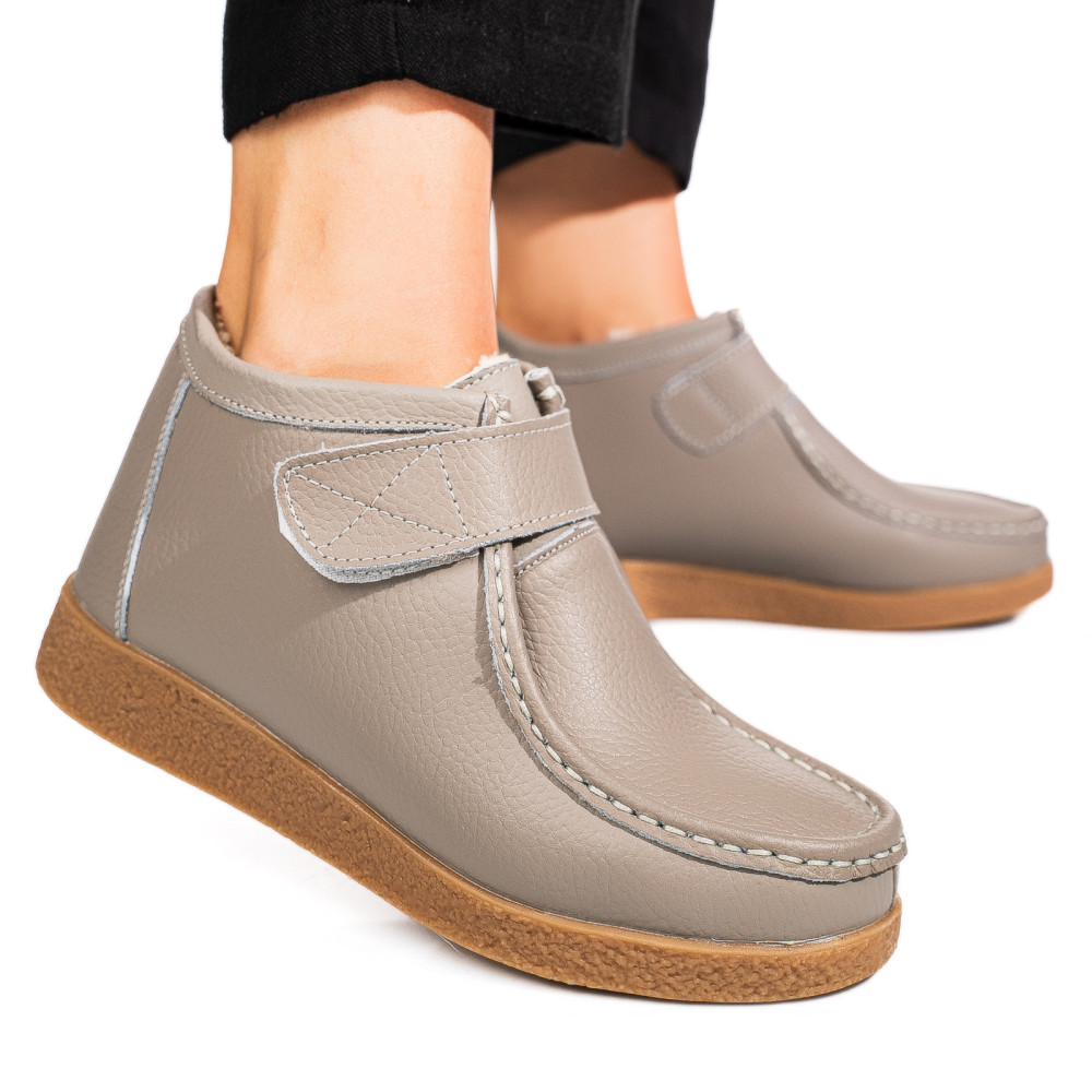 GHETE GREY PIELE NATURALA 9SP601-2