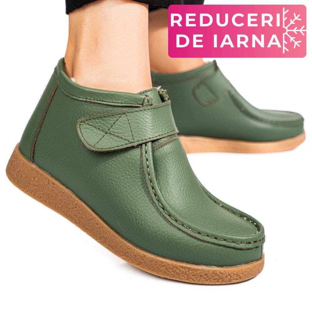 GHETE GREEN PIELE NATURALA 9SP601-2